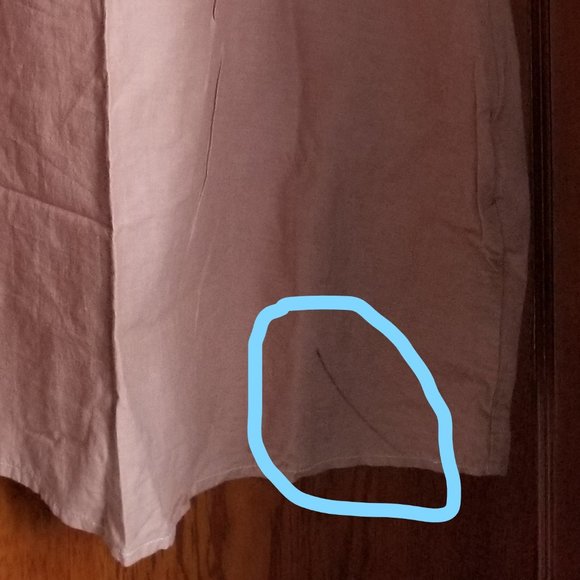 Vintage, cotton, hand made, half slip or a-line skirt, M, long, midi. - Picture 8 of 8